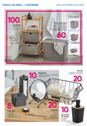 Gazetka promocyjna Pepco - Wnętrze w stylu loft - Gazetka - ważna od 06.10 do 06.10.2021 - strona 6 - produkty: Patyczki kosmetyczne, Szczotka, Kosz, Kije, Pojemnik, Komoda, Półka, Moda, Płatki kosmetyczne, Dozownik, Szufelka, Miotła