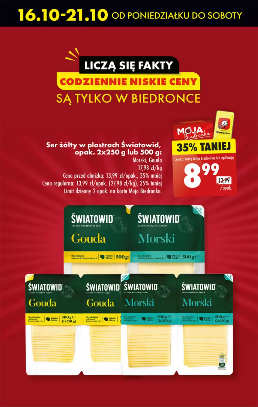 Gazetka promocyjna Biedronka - Od poniedzialku - ważna 16.10 do 21.10.2023 - strona 5 - produkty: Gouda, Ser