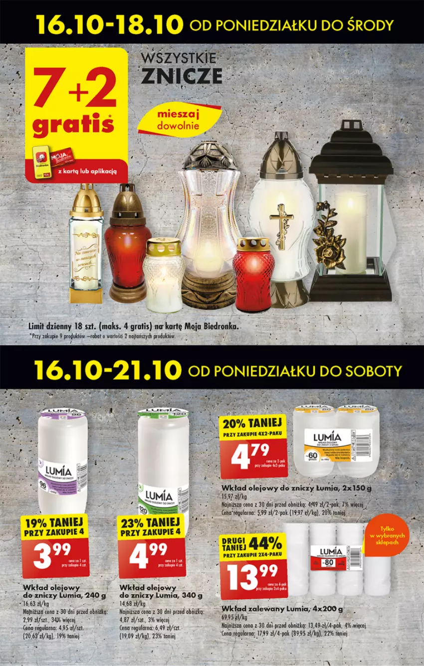 Gazetka promocyjna Biedronka - Od poniedzialku - ważna 16.10 do 21.10.2023 - strona 55 - produkty: Danone, Gra, Olej, Wkład olejowy, Znicz