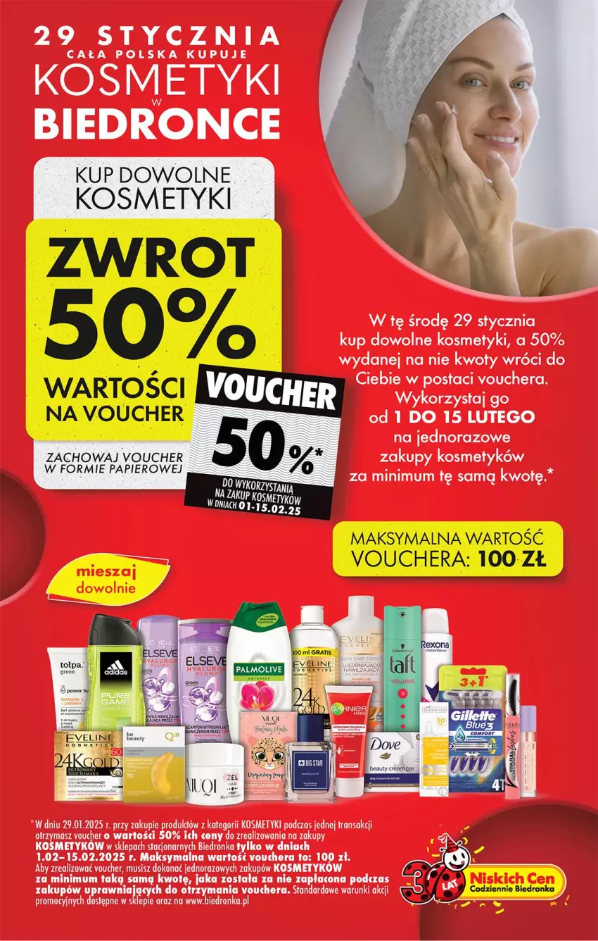 Gazetka promocyjna Biedronka - Od Środy - ważna 29.01 do 30.01.2025 - strona 20 - produkty: Adidas, Fa, LG, Mus, Papier, Tran