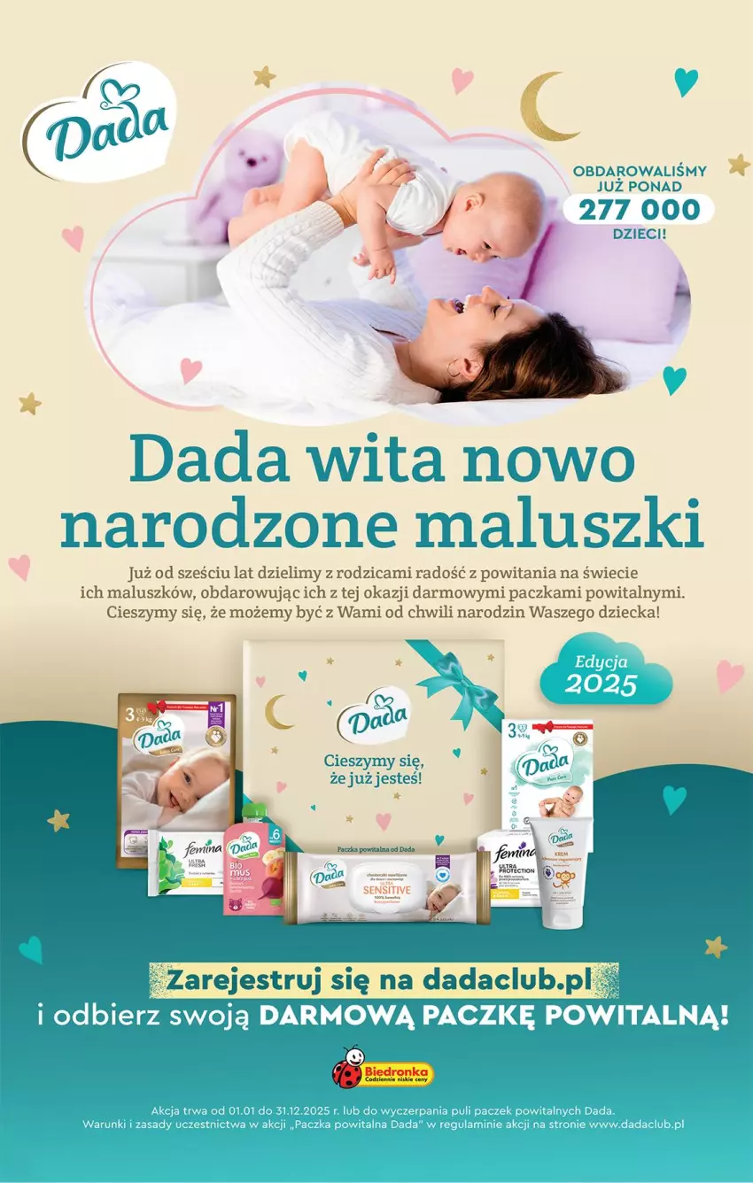 Gazetka promocyjna Biedronka - Od Środy - ważna 29.01 do 30.01.2025 - strona 56 - produkty: Dada, Dzieci