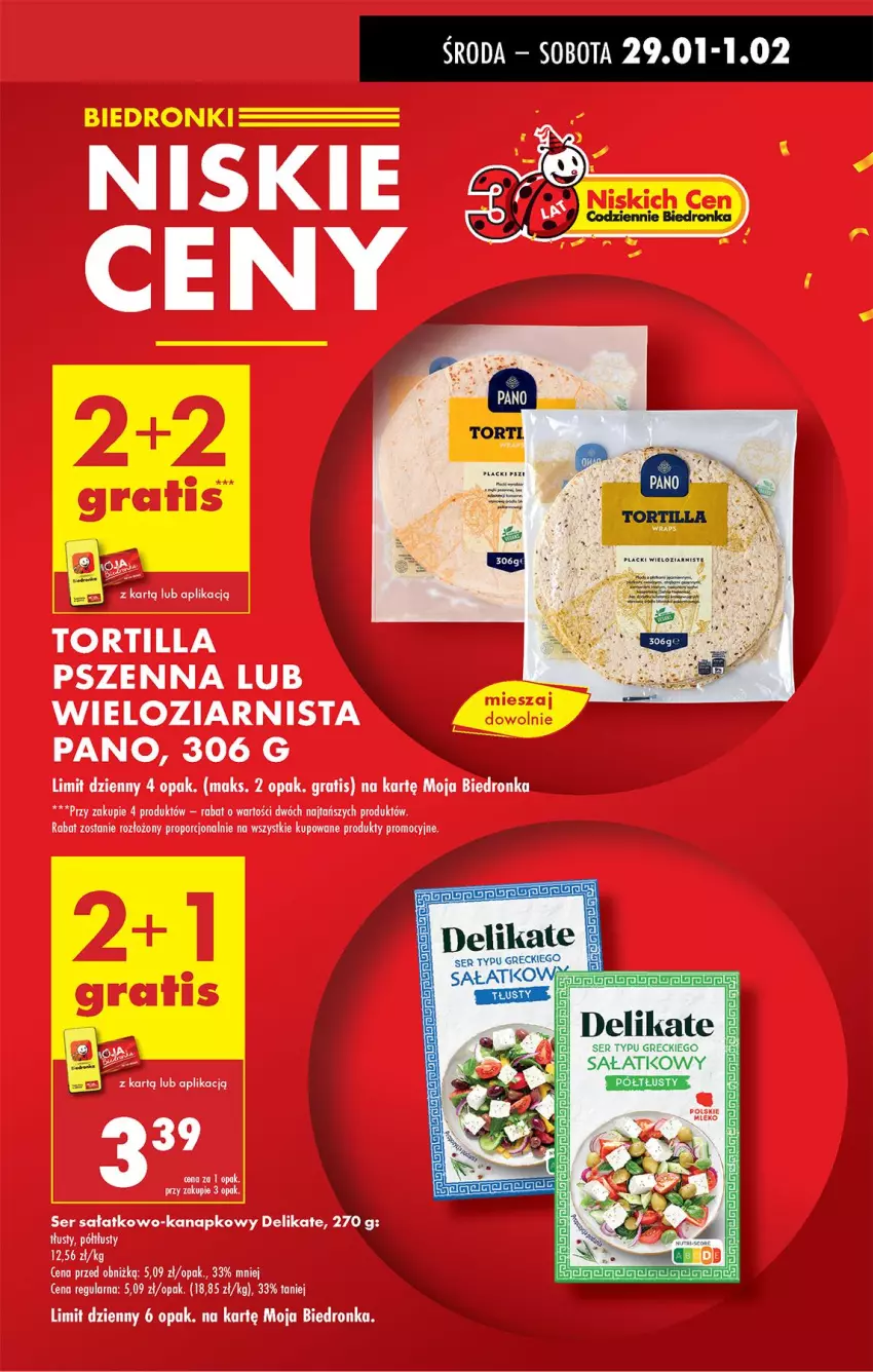 Gazetka promocyjna Biedronka - Od Środy - ważna 29.01 do 30.01.2025 - strona 7 - produkty: Gra, Por, Tortilla