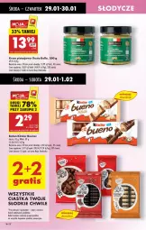 Gazetka promocyjna Biedronka - Od Środy - Gazetka - ważna od 30.01 do 30.01.2025 - strona 44 - produkty: Ciastka, Por, Bell, Kinder Bueno, Krem pistacjowy, Baton, Kinder, Fa
