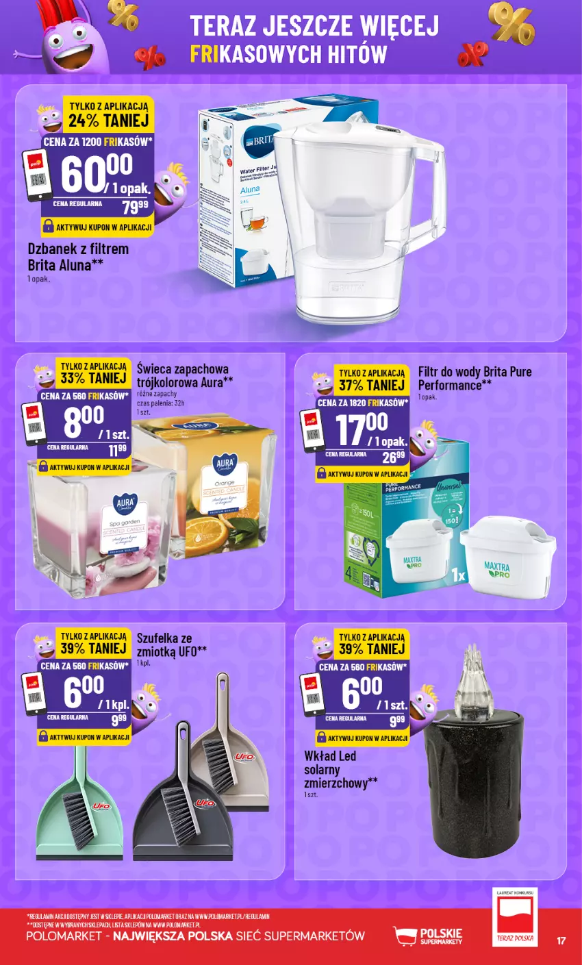Gazetka promocyjna PoloMarket - Frikasy G35 - ważna 26.08 do 01.09.2026 - strona 17 - produkty: Brit, Brita, Dzbanek, Laur, Pur, Szufelka