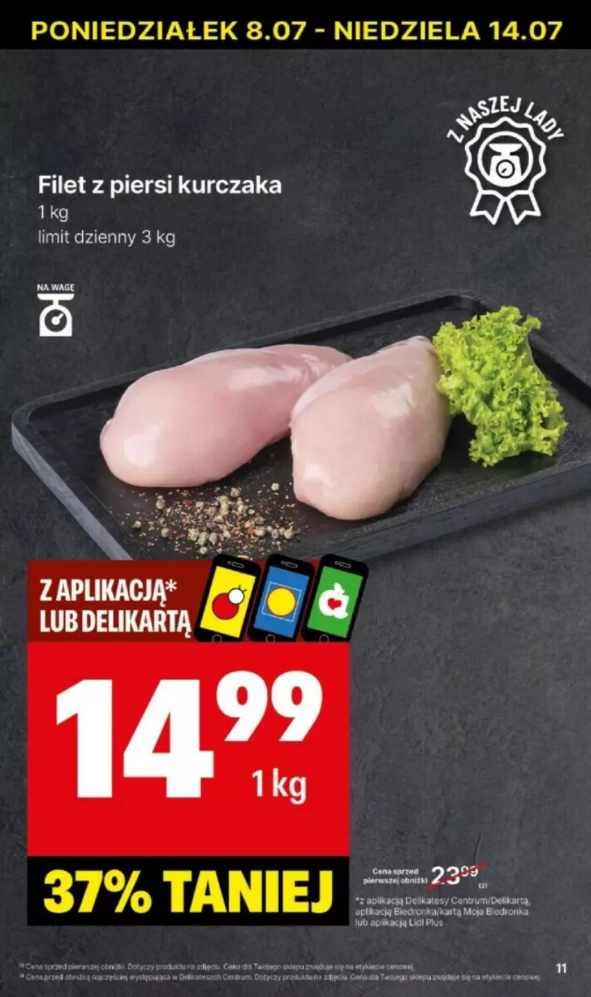 Gazetka promocyjna Delikatesy Centrum - ważna 08.07 do 10.07.2024 - strona 3 - produkty: Filet z piersi kurczaka, Kurczak, Rum