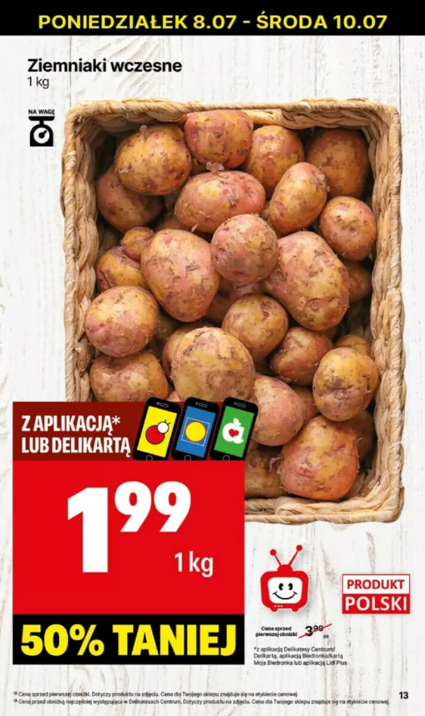 Gazetka promocyjna Delikatesy Centrum - ważna 08.07 do 10.07.2024 - strona 5 - produkty: Rum, Ziemniaki