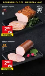 Gazetka promocyjna Delikatesy Centrum - Gazetka - ważna od 10.07 do 10.07.2024 - strona 10 - produkty: Polędwica, Kiełbasa krakowska, Kiełbasa