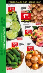 Gazetka promocyjna Delikatesy Centrum - Gazetka - ważna od 10.07 do 10.07.2024 - strona 6 - produkty: Warzywa, Rum, Sałata lodowa, Warzywa i owoce, Ziemniaki, Sałat, Brzoskwinie, Owoce, Grunt