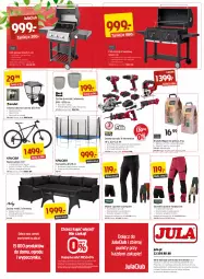 Gazetka promocyjna Jula - Gazetka - Gazetka - ważna od 13.04 do 13.04.2023 - strona 6 - produkty: Latarnia, Top, Por, Inka, Termometr, Dzwonek, Stół, Kosz, Tera, Warka, Siatka, Silan, Rower, Sport, Spodnie, Grill, Olej, Zestaw narzędzi, Grill gazowy, Kanapa, Akumulator