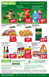 Gazetka promocyjna Stokrotka - Supermarket - Gazetka - ważna od 30.07 do 30.07.2025 - strona 45 - produkty: Warzywa, Sos, JBL, Gra, Telefon, Chipsy, Kawa mielona, Kawa, O nas, Ziemniaki, Jacobs Krönung, Dres, Vizir, Silan, Płyn do płukania, Syrop, Owoce, Jacobs, Wagi, Lay’s, Mięso, Herbapol