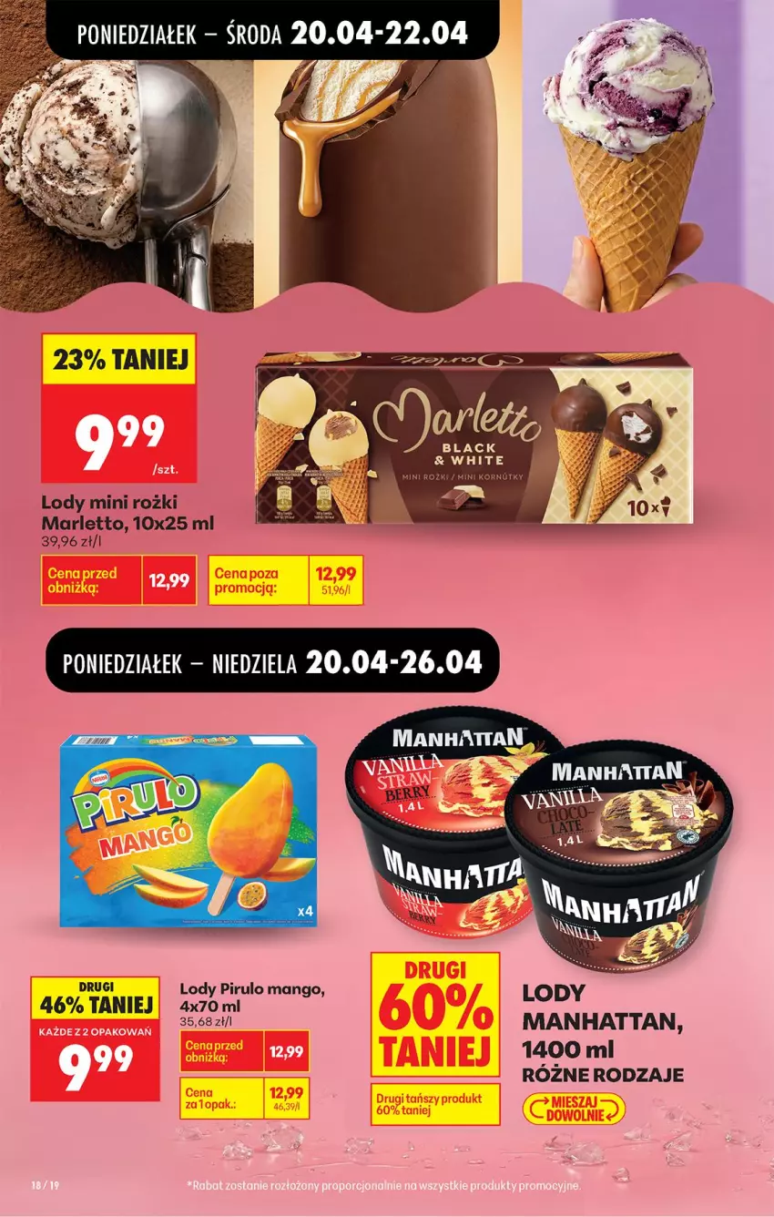 Gazetka promocyjna Biedronka - Od Poniedziałku - ważna 20.04 do 26.04.2026 - strona 20 - produkty: Lack, Lody, Mango
