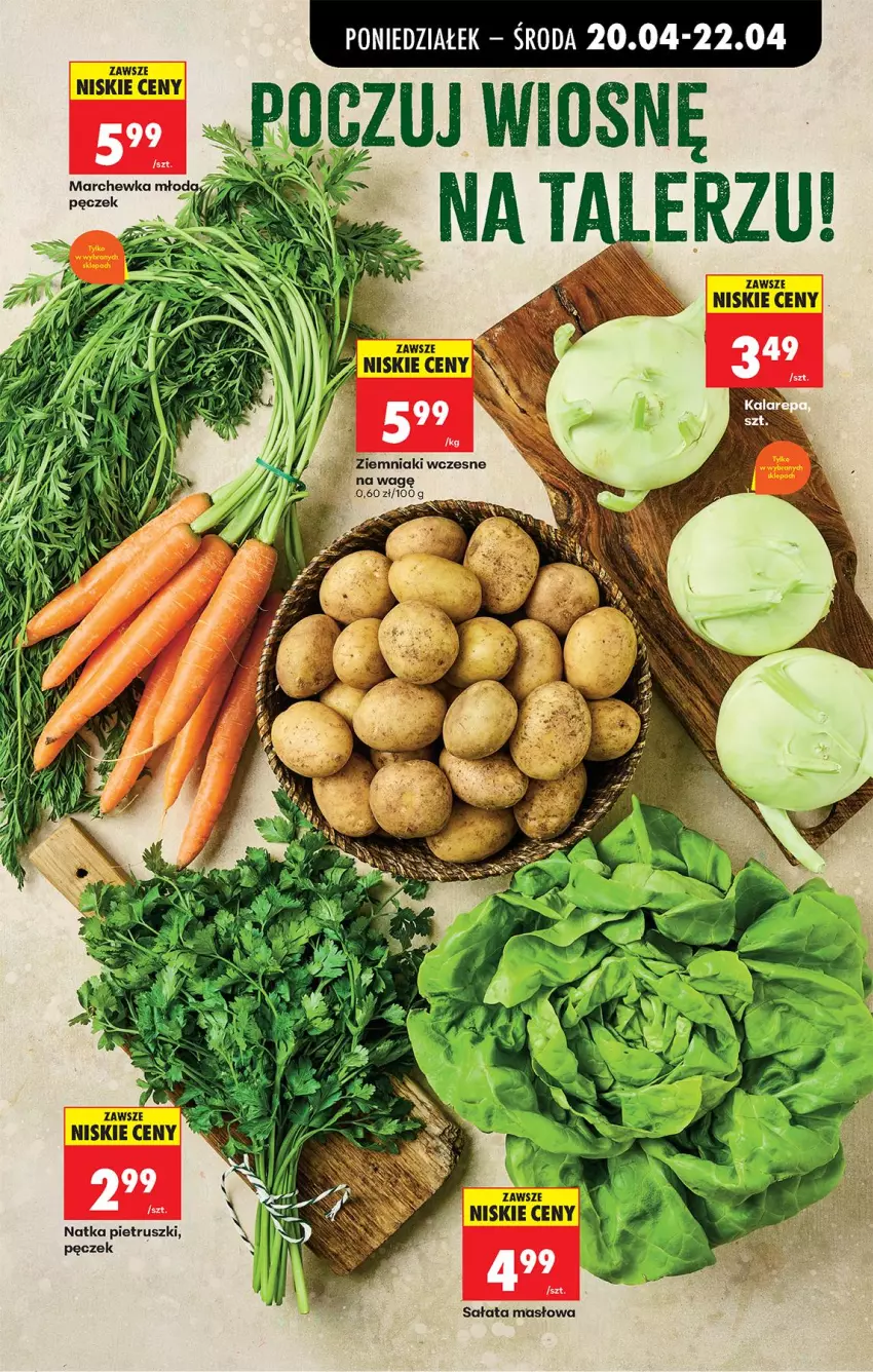 Gazetka promocyjna Biedronka - Od Poniedziałku - ważna 20.04 do 26.04.2026 - strona 27 - produkty: Masło, Natka pietruszki, Sałat, Sałata masłowa