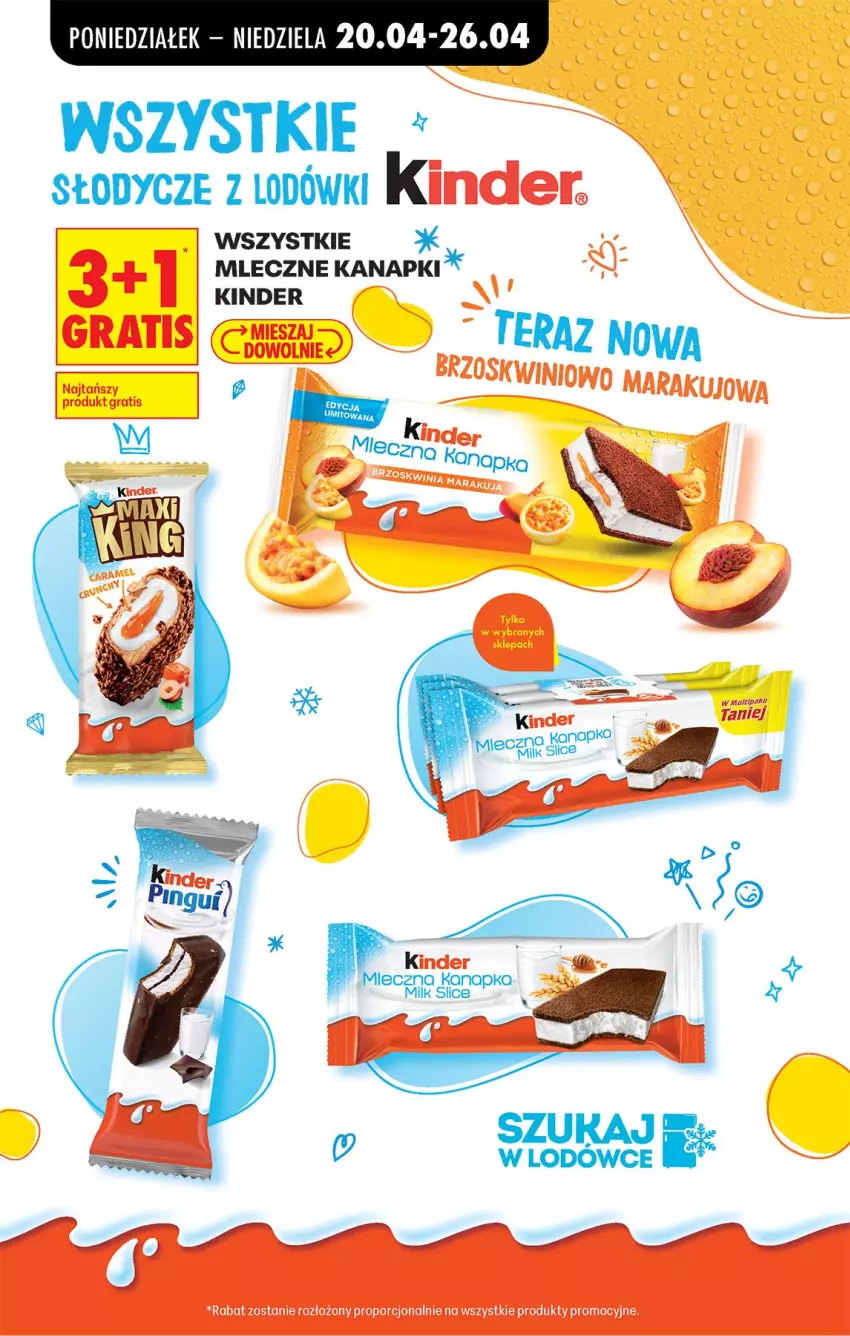 Gazetka promocyjna Biedronka - Od Poniedziałku - ważna 20.04 do 26.04.2026 - strona 59 - produkty: Gra, Kinder, Mleczna kanapka, Por, Tera