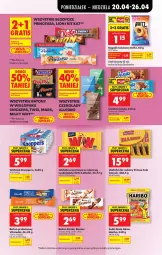 Gazetka promocyjna Biedronka - Od Poniedziałku - Gazetka - ważna od 26.04 do 26.04.2026 - strona 57 - produkty: Kit Kat, Ciastka, Princessa, Por, Prince Polo, Kinder Bueno, Milky Way, Jeżyki, Wafelek, Twix, Snickers, Lion, Rogal, Mars, Baton, Knoppers, Kakao, Haribo, Allegro, Kinder, Fa