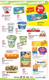 Gazetka promocyjna E Leclerc - Gazetka - ważna od 21.01 do 21.01.2023 - strona 17 - produkty: Serek puszysty, Jogurt naturalny, Ser, Isla, Danone, Jogurt owocowy, Piątnica, Zott, Jogurt, Smakija, Tarta, Serek homogenizowany, Serek, Serek twarogowy, Bakoma, Hochland, Danio, Miks tłuszczowy, Finuu, Olej, Tartare