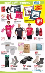 Gazetka promocyjna E Leclerc - Gazetka - ważna od 21.01 do 21.01.2023 - strona 9 - produkty: Koc, Kapcie, Body, Buty, Poduszka dekoracyjna, Karp, T-shirt, Poszewka, Rękawice, Ręcznik, Poduszka, Fa