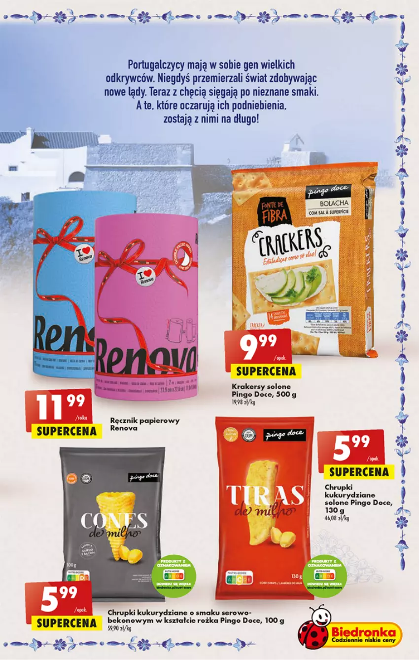 Gazetka promocyjna Biedronka - ważna 23.02 do 01.03.2023 - strona 35 - produkty: Chrupki, Krakersy, Papier, Por, Ręcznik, Ser, Tera