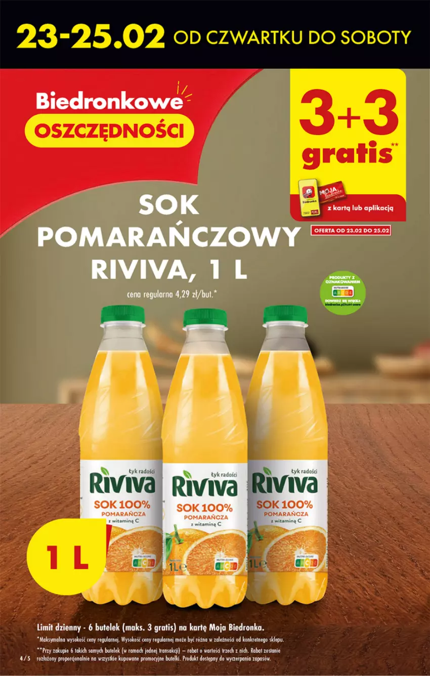 Gazetka promocyjna Biedronka - ważna 23.02 do 01.03.2023 - strona 4 - produkty: Gra, Rama, Sok, Tran