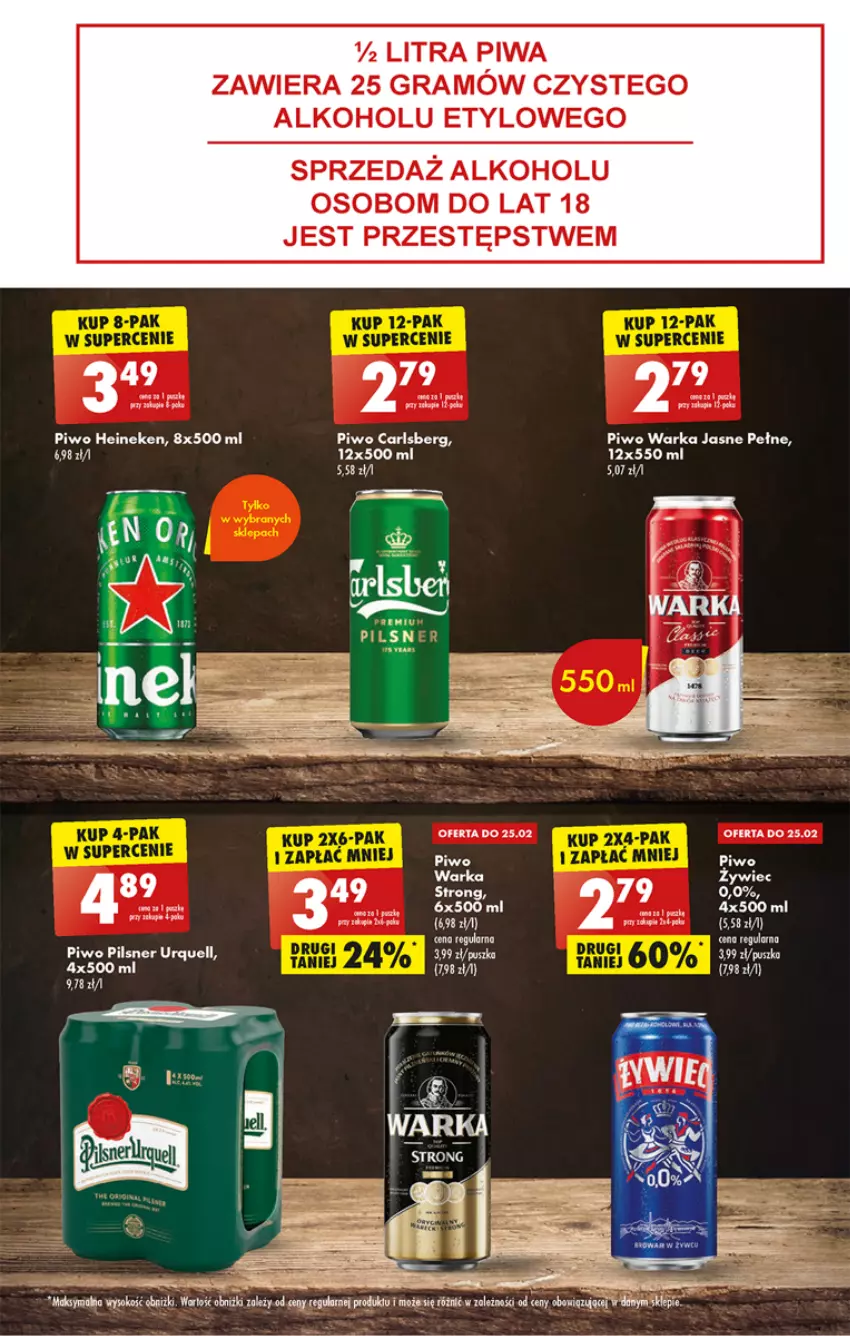 Gazetka promocyjna Biedronka - ważna 23.02 do 01.03.2023 - strona 47 - produkty: Carlsberg, Fa, Gra, Heineken, Kret, Piwa, Piwo, Warka