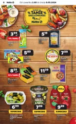 Gazetka promocyjna Netto - Od Czwartku - Gazetka - ważna od 08.05 do 08.05.2024 - strona 8 - produkty: Mozzarella, Sałatka, Ketchup, Oliwki zielone, Cheddar, Ser, Favita, Oliwki, Président, Mlekovita, Sałat, Camembert, Kotlin, Grill, Lisner, Mleko, Fa