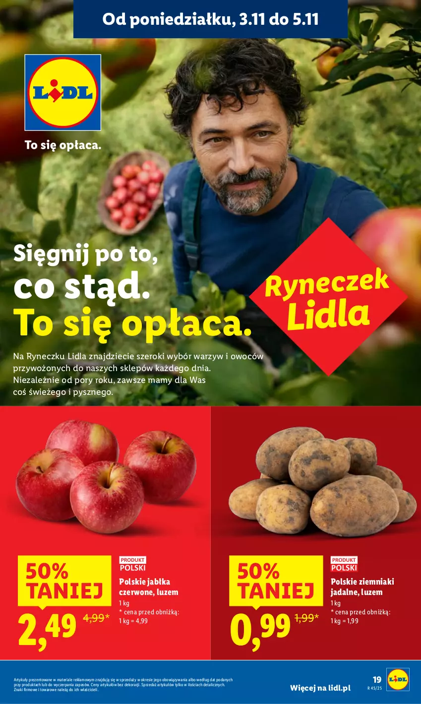 Gazetka promocyjna Lidl - GAZETKA - ważna 03.11 do 05.11.2025 - strona 21 - produkty: Dzieci, Jabłka, O nas, Por, Ziemniaki