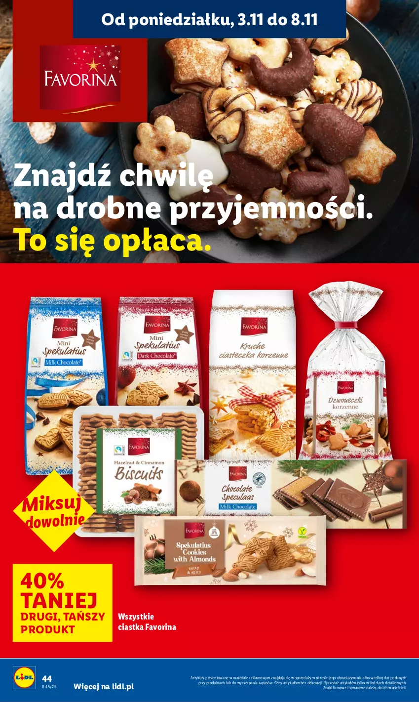 Gazetka promocyjna Lidl - GAZETKA - ważna 03.11 do 05.11.2025 - strona 46 - produkty: Ciastka, Fa