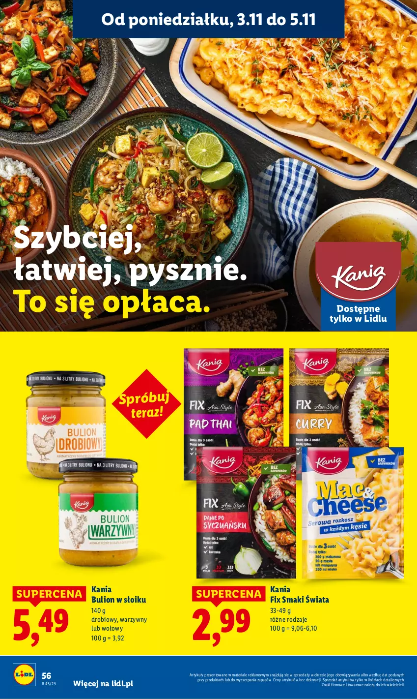 Gazetka promocyjna Lidl - GAZETKA - ważna 03.11 do 05.11.2025 - strona 58 - produkty: Bulion, Lion, Tera