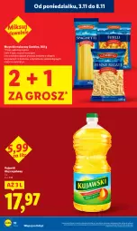 Gazetka promocyjna Lidl - GAZETKA - Gazetka - ważna od 05.11 do 05.11.2025 - strona 10 - produkty: Makaron, Kujawski, Olej rzepakowy, Olej