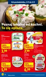 Gazetka promocyjna Lidl - GAZETKA - Gazetka - ważna od 05.11 do 05.11.2025 - strona 28 - produkty: Ser, Rolmlecz, Serek homogenizowany, Serek, Bryndza
