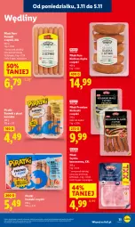 Gazetka promocyjna Lidl - GAZETKA - Gazetka - ważna od 05.11 do 05.11.2025 - strona 37 - produkty: Kurczak, Ser, Pur, Parówki, Parówki z szynki, Szynka konserwowa, Szynka, PIKOK, Parówki z piersi kurczaka, Kiełbasa, Kiełbasa śląska