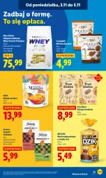 Gazetka promocyjna Lidl - GAZETKA - Gazetka - ważna od 05.11 do 05.11.2025 - strona 55 - produkty: Piec, Ciastka, Ser, Mango suszone, Daktyle, Wafle, Czekolada, Odżywka, Chleb, Mango, Helio