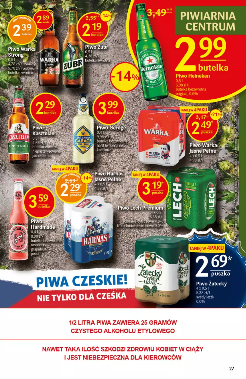 Gazetka promocyjna Delikatesy Centrum - Gazetka DC47 n. fresh - ważna 25.11 do 01.12.2021 - strona 27 - produkty: Piwo, Rum, Warka