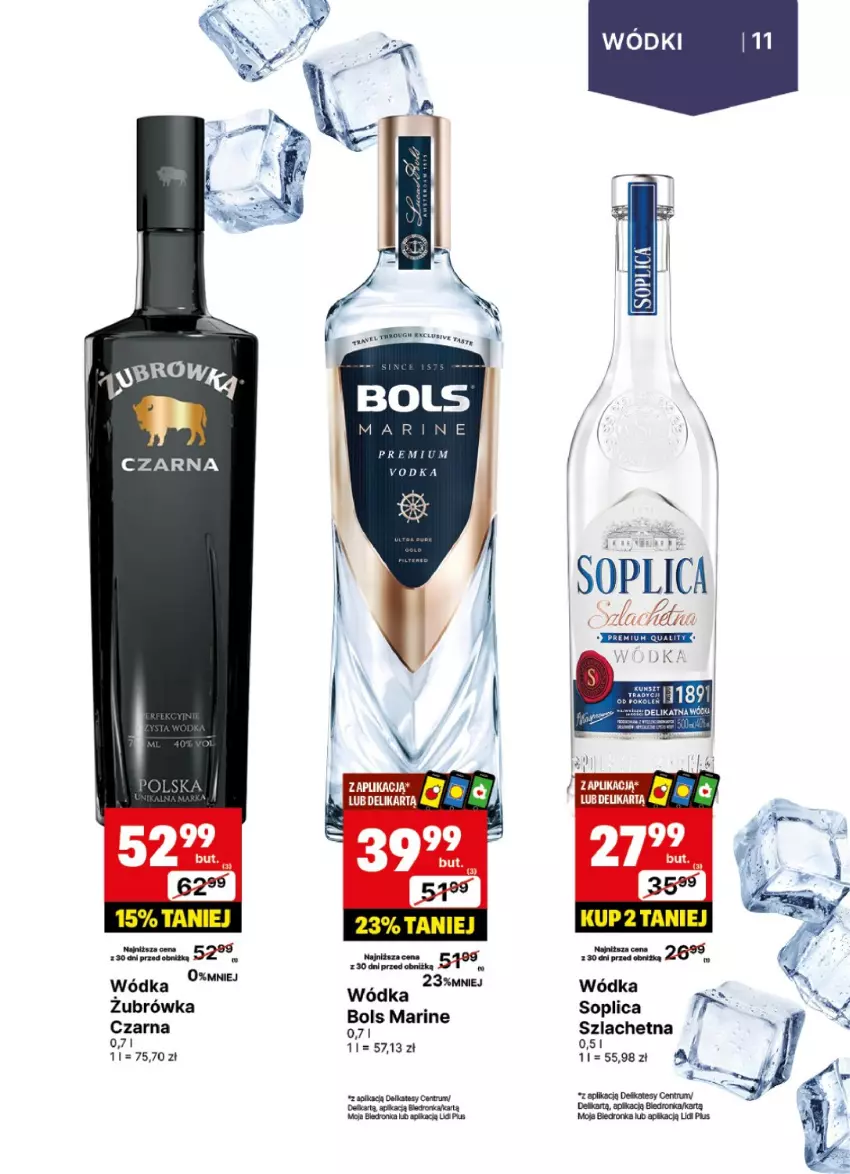 Gazetka promocyjna Delikatesy Centrum - DeliBarek DC06-DC07 - ważna 03.02 do 16.02.2025 - strona 11 - produkty: Bols, Rum, Wódka