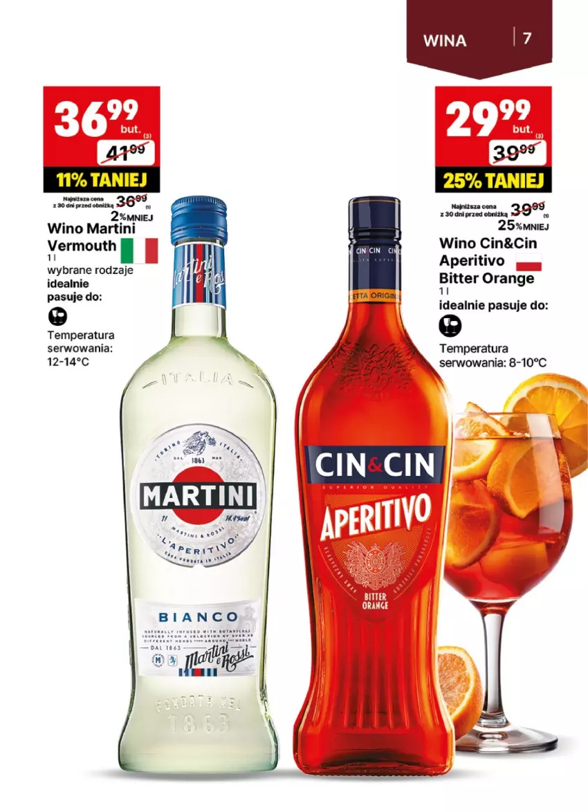 Gazetka promocyjna Delikatesy Centrum - DeliBarek DC06-DC07 - ważna 03.02 do 16.02.2025 - strona 7 - produkty: Martini, Ser, Vermouth, Wino