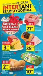 Gazetka promocyjna Intermarche - Gazetka Intermarche - Gazetka - ważna od 27.09 do 27.09.2023 - strona 46 - produkty: Kurczak, Ser, Królewski, Kurczak gotowany, Jaja, Szynka konserwowa, Szynka, Tarczyński, Chleb, Jaja z wolnego wybiegu, Fa