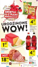 Gazetka promocyjna Intermarche - Gazetka Intermarche - Gazetka - ważna od 27.09 do 27.09.2023 - strona 5 - produkty: Ser, Madej Wróbel, Chipsy, Coca-Cola, Fanta, Sprite, Ogonówka, Fa