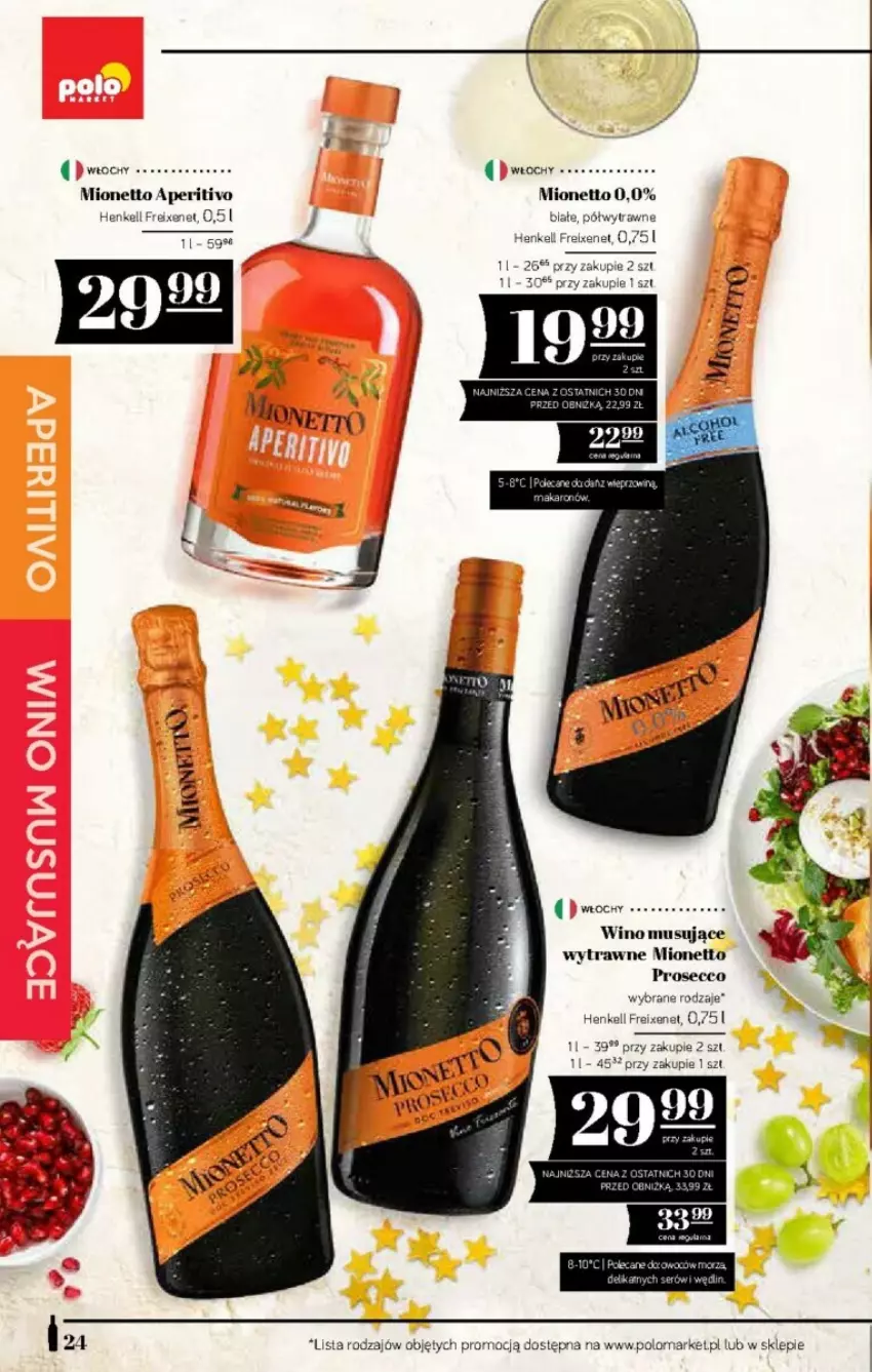 Gazetka promocyjna PoloMarket - ważna 15.09 do 12.10.2023 - strona 17 - produkty: Mionetto, Mus, Prosecco, Wino, Wino musujące