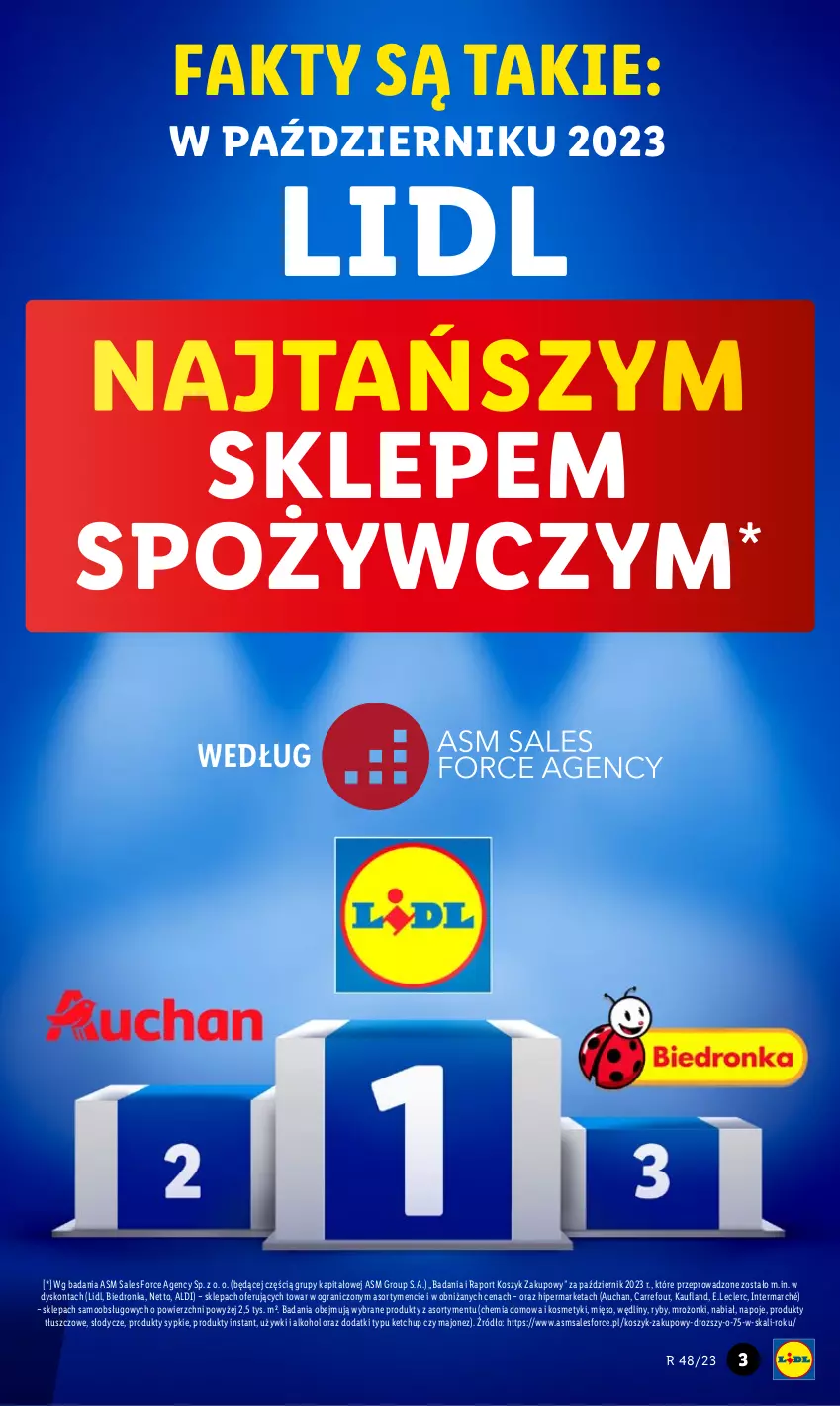 Gazetka promocyjna Lidl - GAZETKA - ważna 30.11 do 02.12.2023 - strona 3 - produkty: Fa, Gra, Ketchup, Kosz, Majonez, Mięso, Napoje, Por