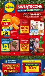 Gazetka promocyjna Lidl - GAZETKA - Gazetka - ważna od 02.12 do 02.12.2023 - strona 1 - produkty: Mandarynki, Mięso mielone, Gry, Gra, Mięso