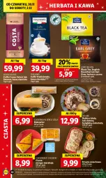 Gazetka promocyjna Lidl - GAZETKA - Gazetka - ważna od 02.12 do 02.12.2023 - strona 44 - produkty: Strucla, Torebka, Earl Grey, Ser, Cukier, Kawa ziarnista, Kawa, Herbata czarna, Makowiec, Velvet, Lack, Babka, Herbata, Mango, LG, Fa