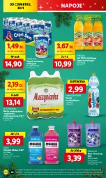 Gazetka promocyjna Lidl - GAZETKA - Gazetka - ważna od 02.12 do 02.12.2023 - strona 50 - produkty: Sok, Por, Mus, Napoje, Muszynianka, Tymbark, Kubuś Waterrr, Oshee, Kubuś, Woda, Napój, Magnez