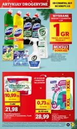 Gazetka promocyjna Lidl - GAZETKA - Gazetka - ważna od 02.12 do 02.12.2023 - strona 69 - produkty: Domestos, Cif, Papier, Papier toaletowy, Ręcznik, Rolki, Ręczniki papierowe, Flora, Olej