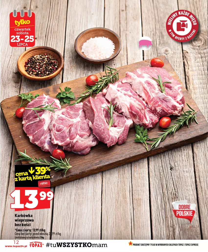 Gazetka promocyjna Topaz - Gazetka - ważna 23.07 do 29.07.2026 - strona 12 - produkty: Top