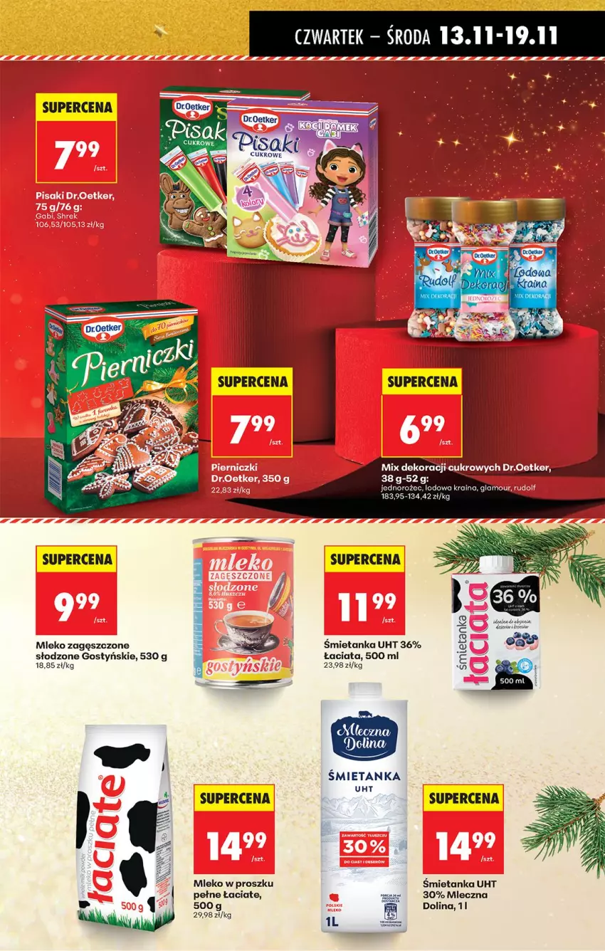 Gazetka promocyjna Biedronka - Od Czwartku - ważna 13.11 do 19.11.2025 - strona 43 - produkty: Jednorożec, Mleko, Mleko w proszku, Mleko zagęszczone