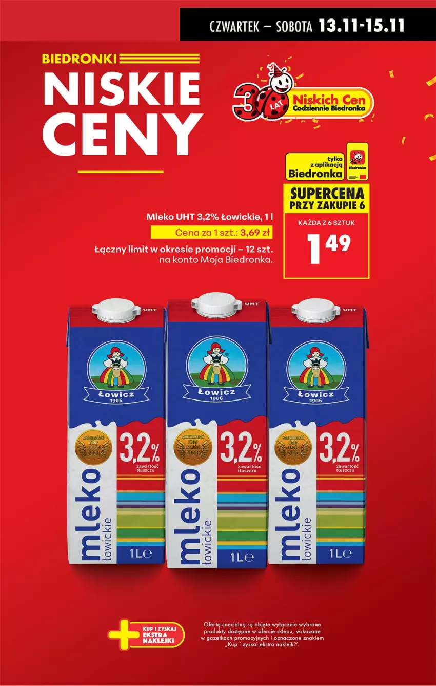 Gazetka promocyjna Biedronka - Od Czwartku - ważna 13.11 do 19.11.2025 - strona 5 - produkty: Klej, Mleko