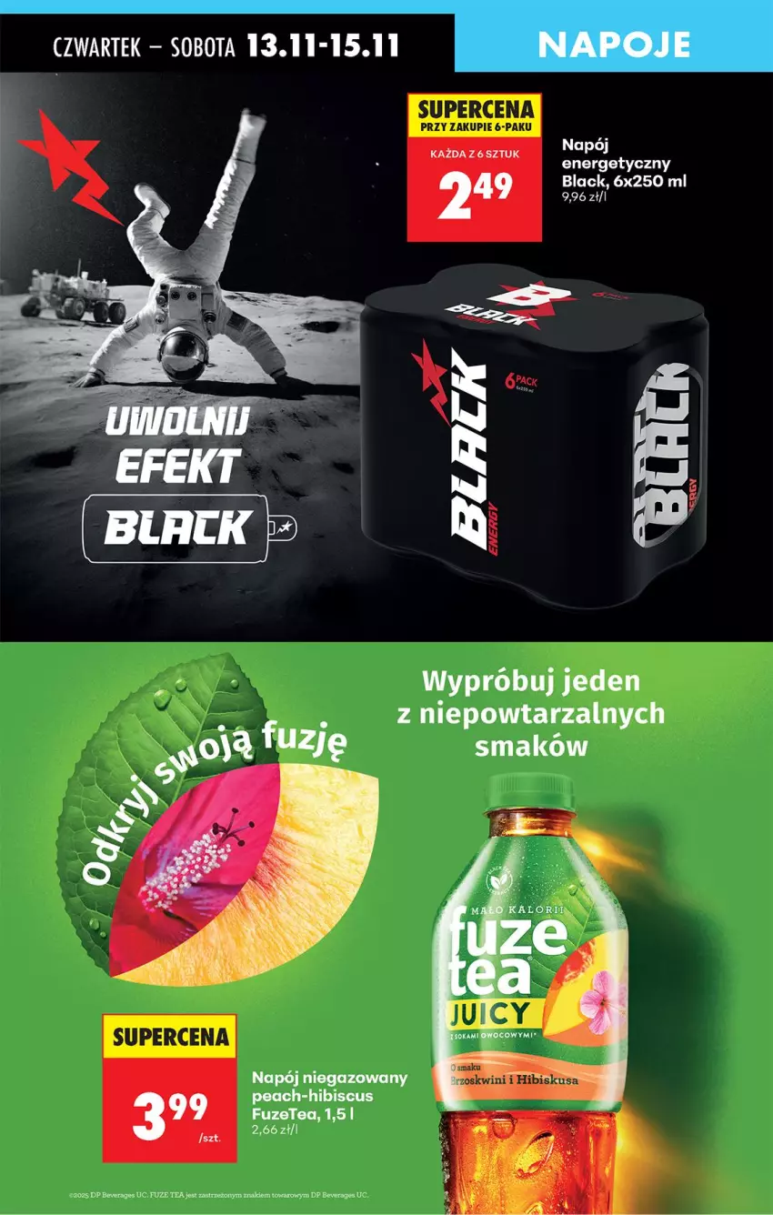 Gazetka promocyjna Biedronka - Od Czwartku - ważna 13.11 do 19.11.2025 - strona 67 - produkty: Lack, Napój, Napój energetyczny, Napój niegazowany