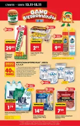 Gazetka promocyjna Biedronka - Od Czwartku - Gazetka - ważna od 19.11 do 19.11.2025 - strona 38 - produkty: Nałęczowianka, Sok, Ser, Por, Gra, BIC, Salami, Nesquik, Sokołów, Jogurt, Surf, O nas, Mlekovita, NAN Optipro, Lion, Matjas, Woda mineralna, Pronto, Woda, Karmi, Lisner, Mleko, Fa