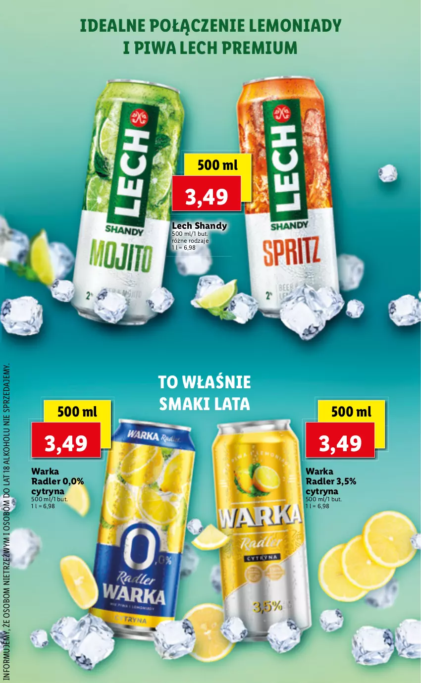 Gazetka promocyjna Lidl - Katalog Piw - ważna 02.06 do 22.09.2021 - strona 10 - produkty: Lech Premium, Piwa, Radler, Warka