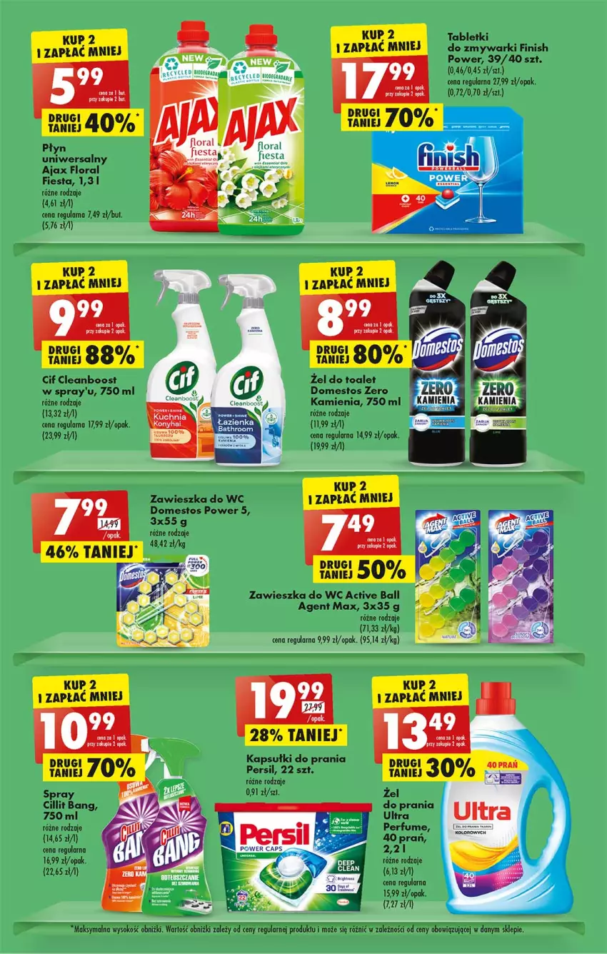 Gazetka promocyjna Biedronka - W tym tygodniu - ważna 11.07 do 16.07.2022 - strona 45 - produkty: Cif, Domestos, Finish, Perfum, Persil, Sok, Tablet, Zawieszka do wc, Zmywarki