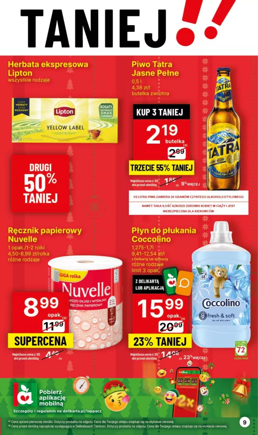 Gazetka promocyjna Delikatesy Centrum - Gazetka DC45 czw-sr - ważna 16.11 do 22.11.2023 - strona 9 - produkty: Gra, Papier, Piec, Piwa, Ręcznik